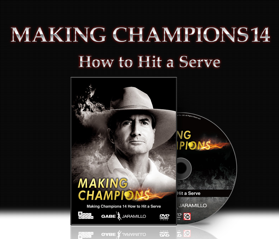 MAKING CHAMPIONS10 How to Hit a Serve DVDイメージ画像