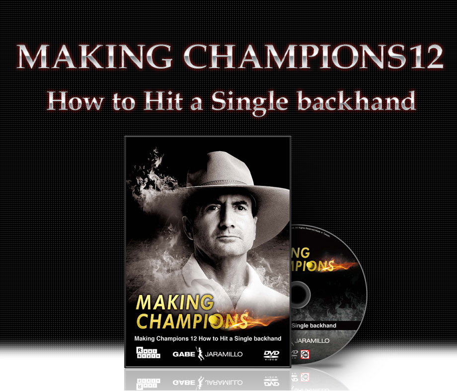MAKING CHAMPIONS11 How to Hit a Backhand 1&2 DVDイメージ画像