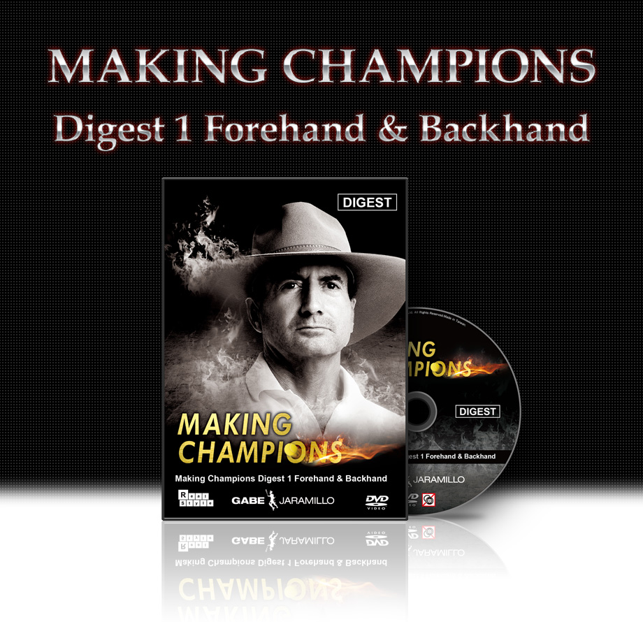 MAKING CHAMPIONS Digest1 Forehand & Backhand DVDイメージ画像